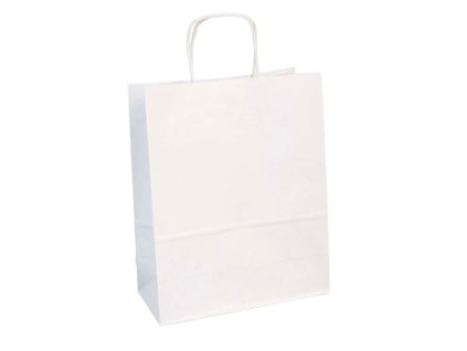 Barevná papírová taška Clairefontaine 22x27cm (Barva White)