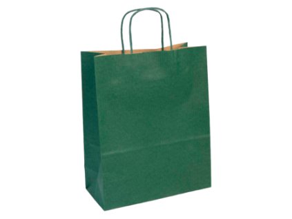 Barevná papírová taška Clairefontaine 22x27cm (Barva Green)