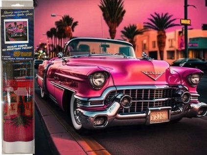 32064 diamantovani cadilac 30x40cm