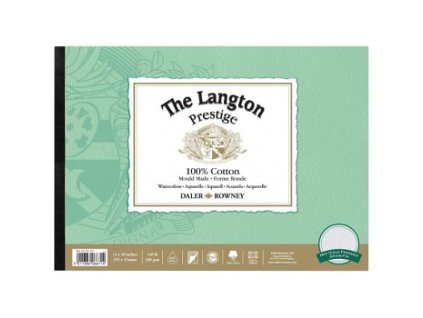 Akvarelový blok Daler-Rowney Langton Prestige CP 36x50cm 300g (Barva Rowney Langton Prestige CP 36x50cm 300g)