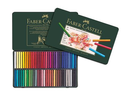 Sada suchých pastelů Faber- (Barva Castell karé 60ks)