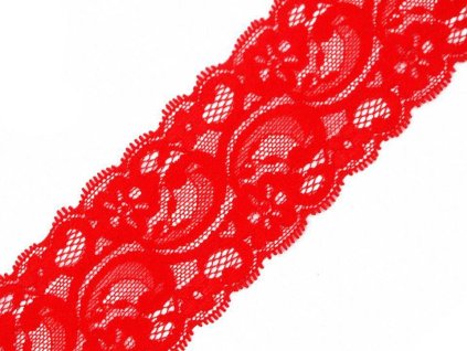 Elastická krajka / vsadka šíře 55 mm (Balení 25 m, Varianta 1 černá)