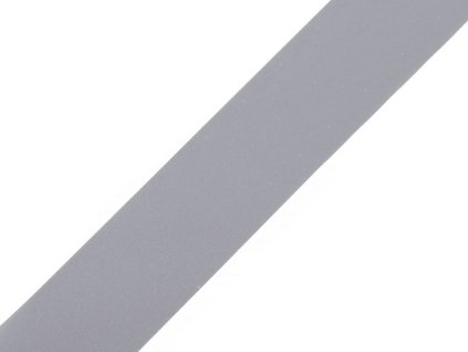 Reflexní páska šíře 30 mm našívací (Balení 10 m, Varianta šedá holubí)