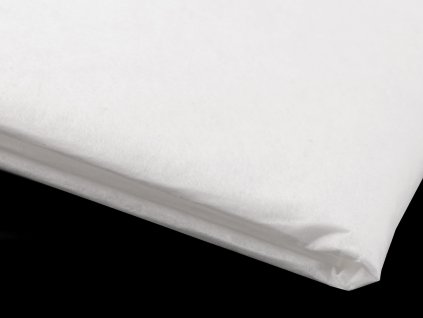 Netkaná textilie na střihy Perlan 45 g/m² šíře 95 cm (Balení 1 m, Varianta bílá)