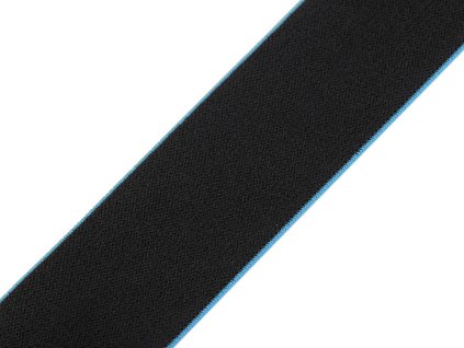 Pruženka měkká šíře 40 mm (Balení 1 m, Varianta 1 černá modrá světlá)