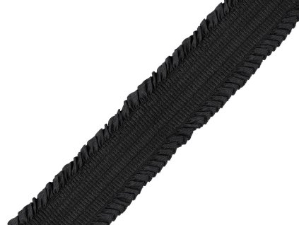 Pruženka řasená šíře 48 mm (Balení 1 m, Varianta 1 černá)