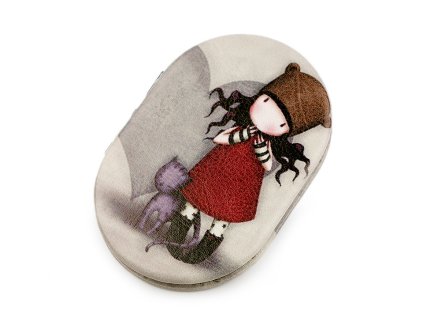 Kapesní zrcátko holčička (Balení 1 ks, Varianta 3 fialová tmavá)