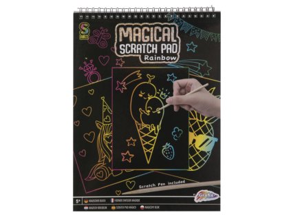 23697 1 skrabaci blok 20 listu rainbow