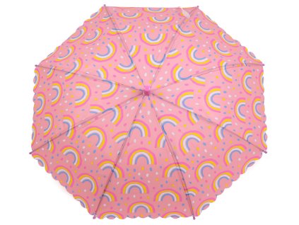 Dětský vystřelovací deštník duha, dino, raketa, kočka (Balení 1 ks, Varianta 1 modrá pomněnková kočka)