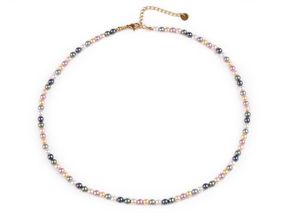 Perlový náhrdelník (Balení 1 ks, Varianta 1 bílá perleť)