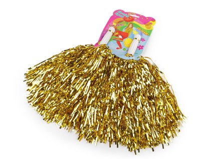 Pompon pro roztleskávačky 2 ks (Balení 1 sada, Varianta 1 stříbrná)