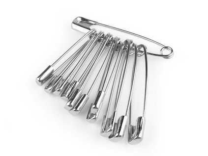 Spínací špendlíky mix velikostí (Balení 1 svaz., Varianta nikl)