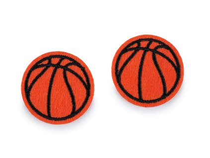 Nažehlovačka basketbalový míč (Balení 10 ks, Varianta oranžová)