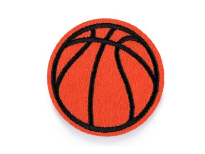 Nažehlovačka basketbalový míč (Balení 10 ks, Varianta oranžová)