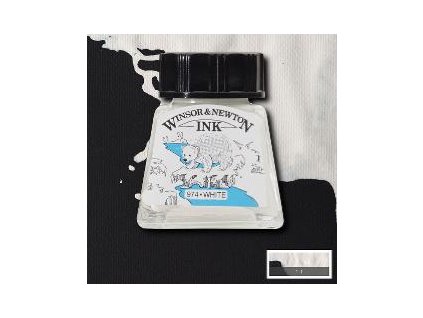 Tuš Winsor Newton 14ml – 702 bílá (Barva bílá)