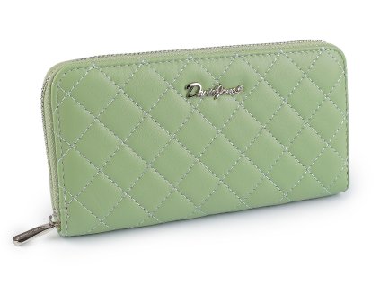 Dámská peněženka / dokladovka prošívaná 10x19 cm (Balení 1 ks, Varianta 1 hnědá koňak)