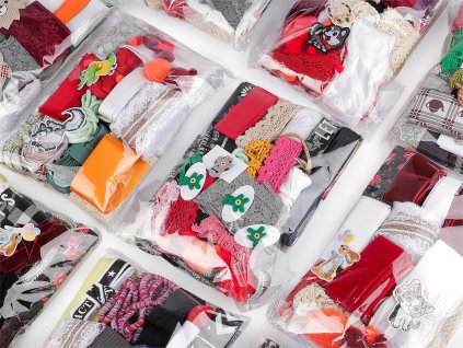 Mix materiálů k šití a tvoření 500 g (Balení 1 sáček, Varianta 1 mix)