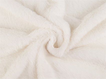 Kožešina rabbit (Balení 1 m, Varianta 1 bílá)