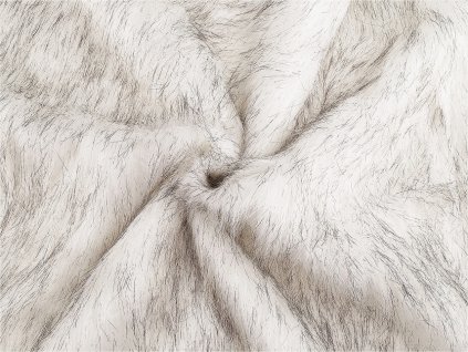 Kožešina Richard (Balení 1 m, Varianta 1 bílá černá)