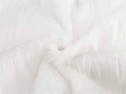 Kožešina s dlouhým chlupem (Balení 1 m, Varianta 1 bílá)