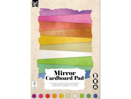 30954 barevne zrcadlove papiry a4 250 g m2 10 listu