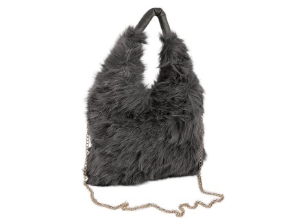 Kožešinová kabelka (Balení 1 ks, Varianta 1 krémová nejsvět.)