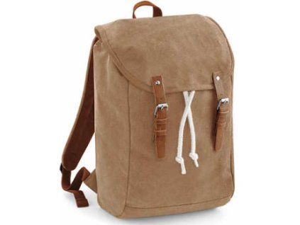 Plátěný batoh Camel bez kapes (Barva světle hnědý / sahara)