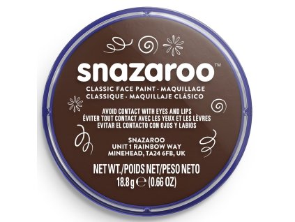 31707 766416189998 snz classic face paint 18ml dark brown closed