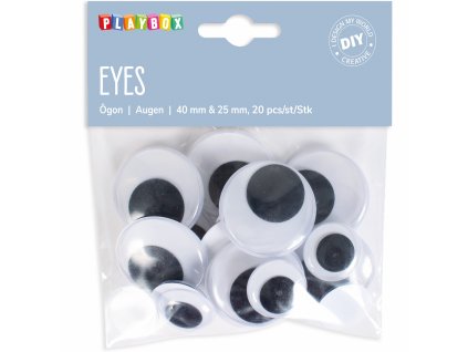 22842 oci cernobile 4cm 2 5cm 20 ks