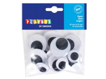 22842 1 oci cernobile 4cm 2 5cm 20 ks