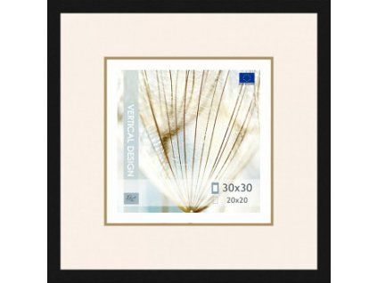 Dřevěný rám černý Quadro8 – 30 (Barva x30cm)