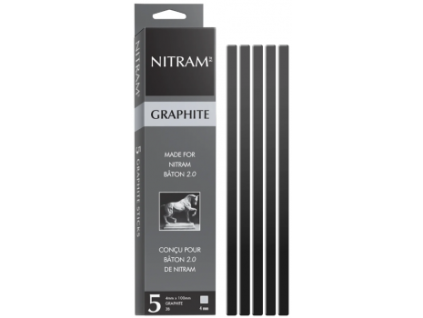 Grafit v bloku Nitram – 3 (Barva B 5ks)