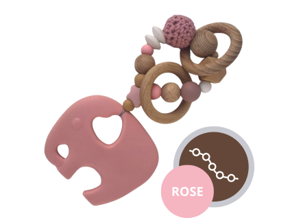 Kousátko slon • Rose