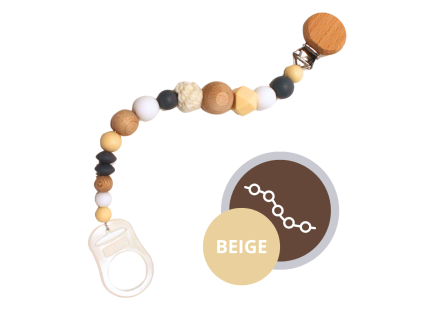 KLIP na dudlík • Beige