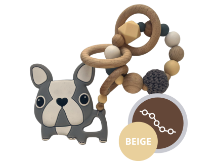 Kousátko buldog • Beige