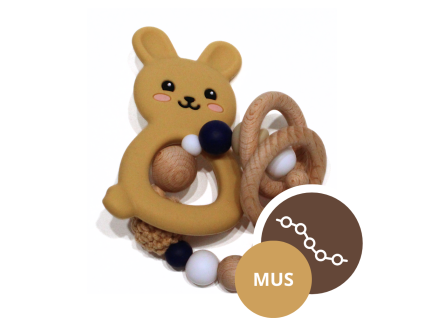 Kousátko králíček • Mustard