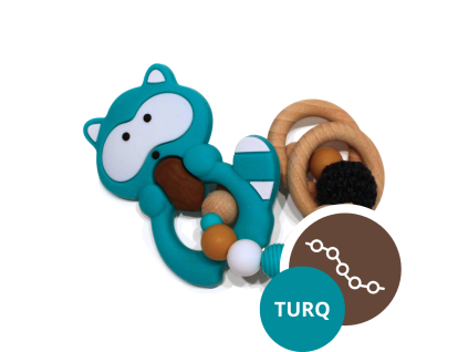 Kousátko mýval • Turquoise