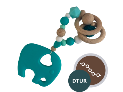 Kousátko slon • Dark Turquoise