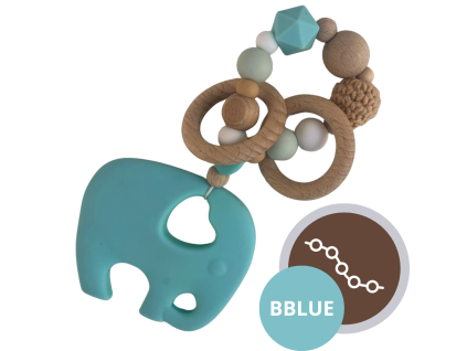 Kousátko slon • Beige Blue
