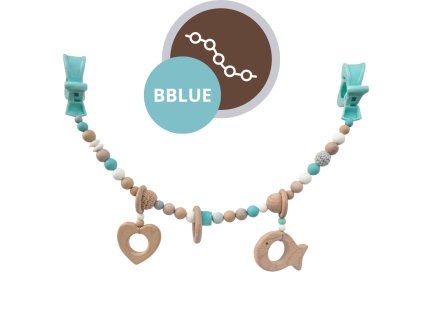 Závěs - beige blue