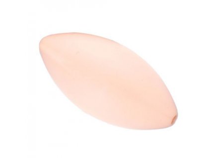 Silikonové korálky RUGBY 39x19mm (1ks) - peachy