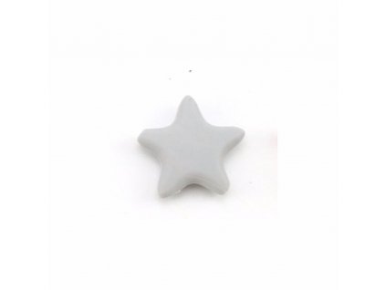 Silikonové hvězdy 40mm (1ks) - light grey