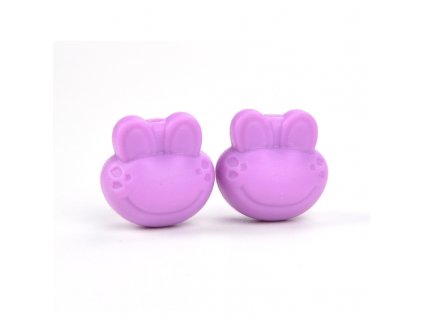 LOFCA Loose Silicone Beads Frog Teething Animal Beads Food Grade Necklace BPA Free Silicone Beads Teether