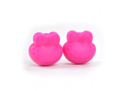 LOFCA Loose Silicone Beads Frog Teething Animal Beads Food Grade Necklace BPA Free Silicone Beads Teether (1)