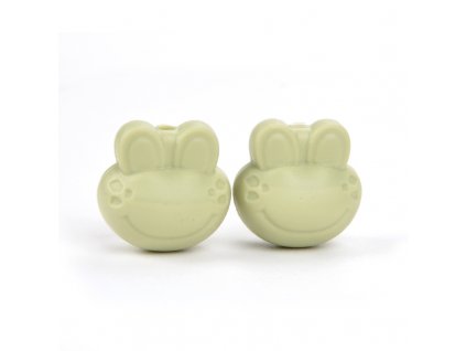 LOFCA Loose Silicone Beads Frog Teething Animal Beads Food Grade Necklace BPA Free Silicone Beads Teether (14)