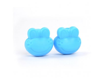 LOFCA Loose Silicone Beads Frog Teething Animal Beads Food Grade Necklace BPA Free Silicone Beads Teether (3)