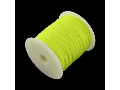 Nylonová šňůrka pr.1mm (10m) - neon žlutá