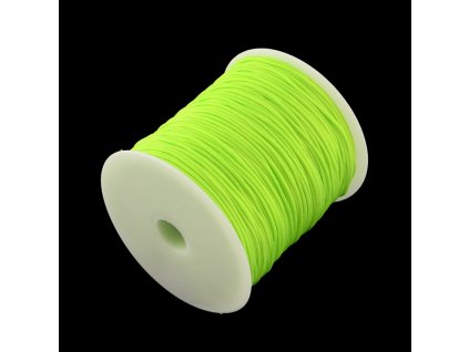 Nylonová šňůrka pr.1mm (10m) - neon zelená