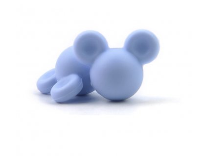 Korálky MickeyMouse 2cm - (1ks) -powder blue