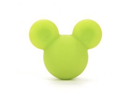 Korálky MickeyMouse 2cm - (1ks) - lime